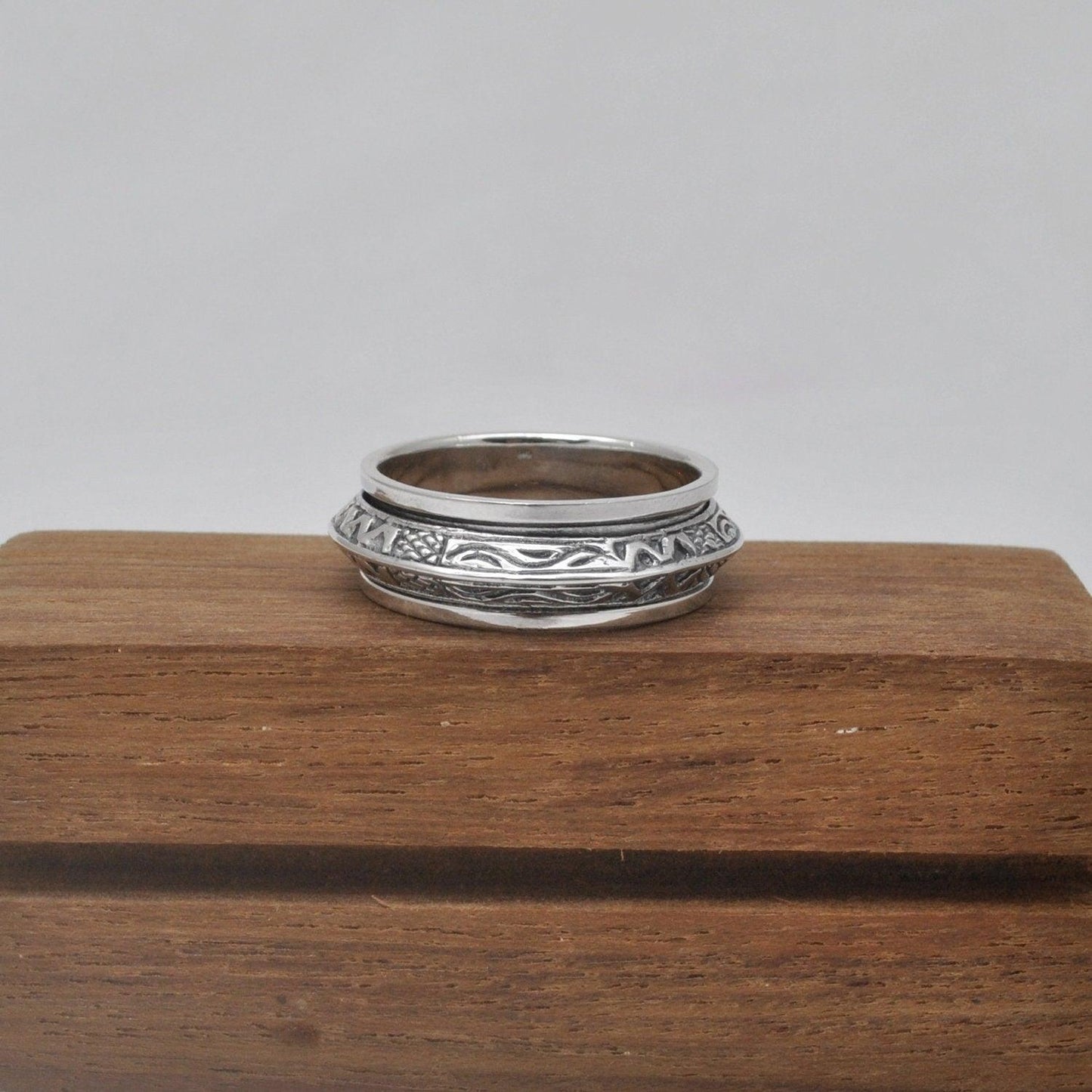Vintage Navajo Sterling Silver Band Ring Size 11 Kanish