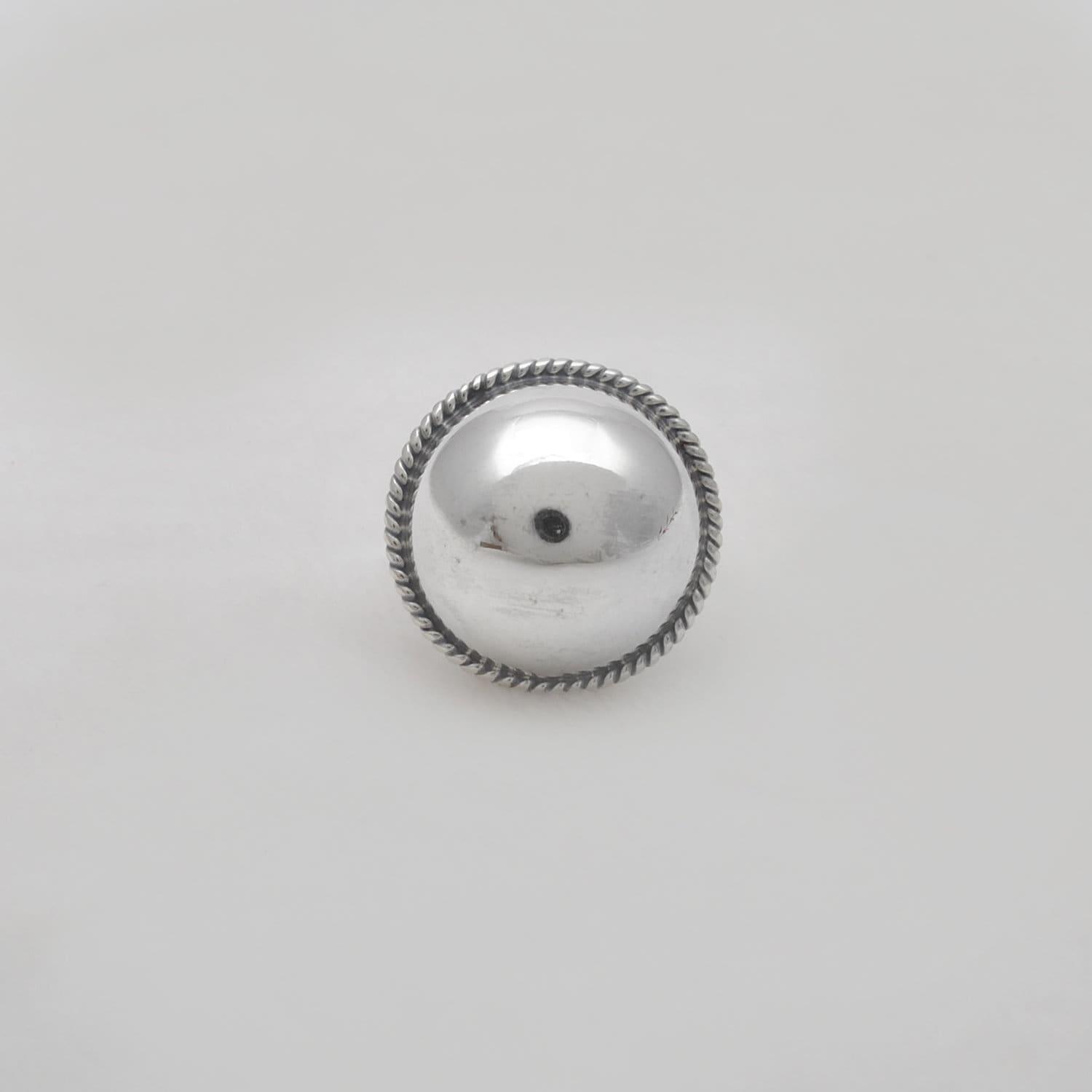 925 Silver Chunky Dome Ring Size 6 Kanish