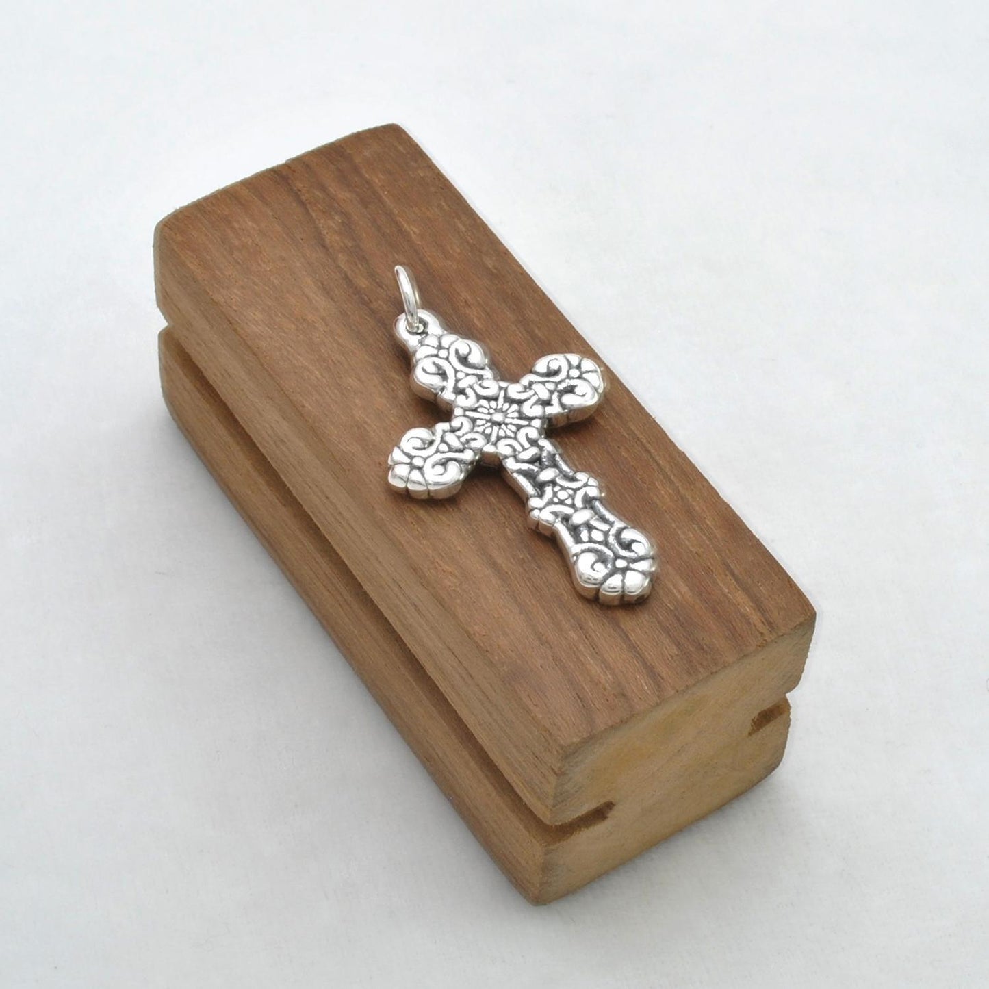 Sterling Silver Holy Cross Pendant - Christmas Gift Kanish